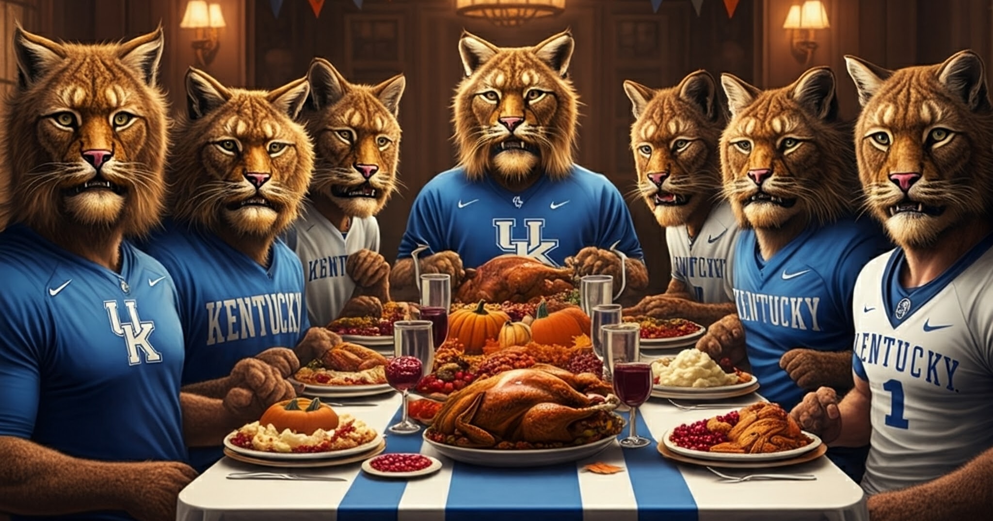 What will the Kentucky Wildcats be eating on Thanksgiving? “A lot of food, for sure.”