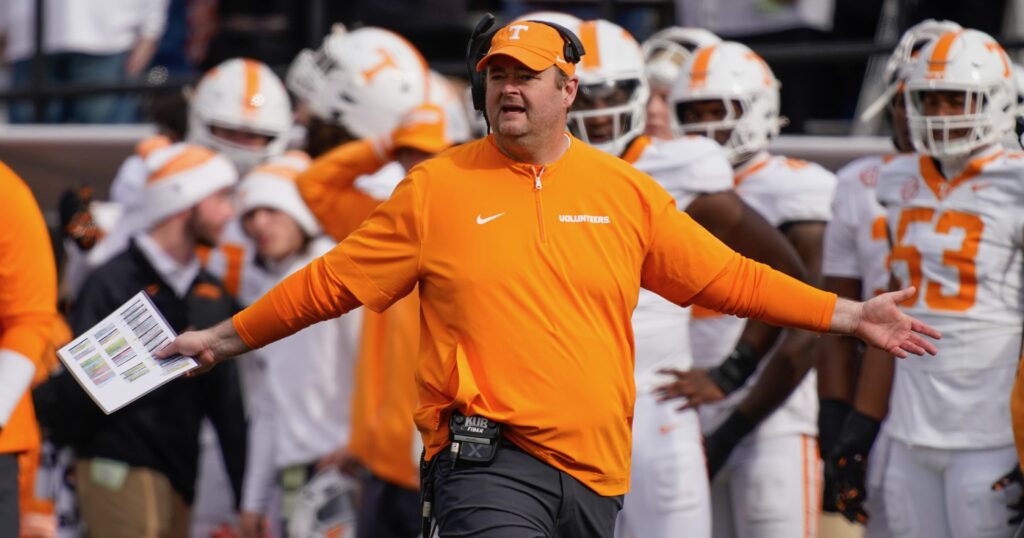 Josh Heupel, Tennessee Football | Andrew Nelles / The Tennessean / USA TODAY NETWORK via Imagn Images