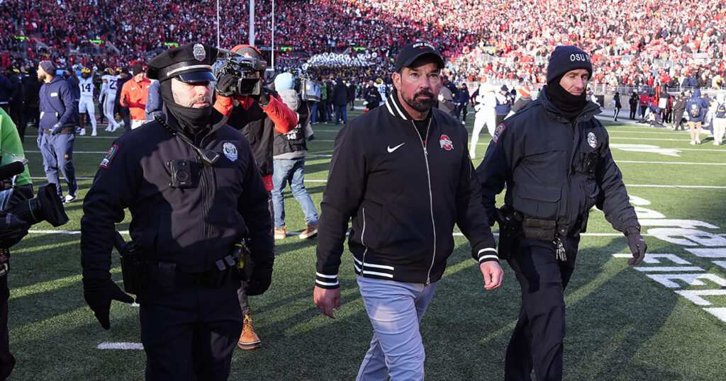 Ohio State coach Ryan Day is 1-4 against Michigan. (Kyle Robertson/Columbus Dispatch VIA USA TODAY Network)