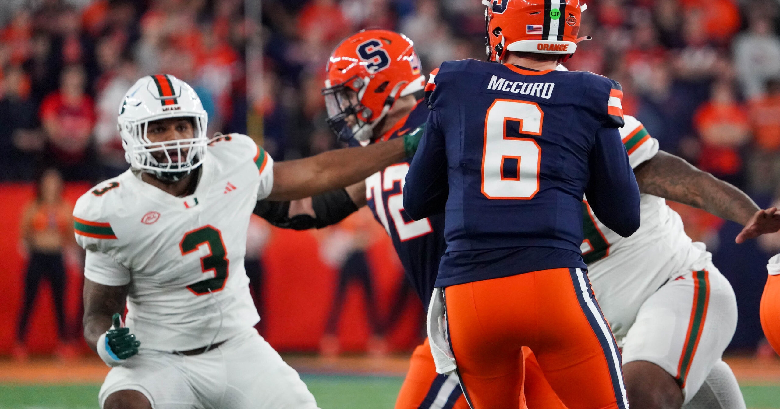 Miami DL Akheem Mesidor is at No. 5 in CaneSport 30 for 30
