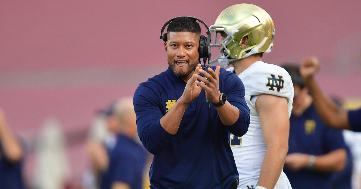 Notre Dame coach Marcus Freeman proving to be historically good