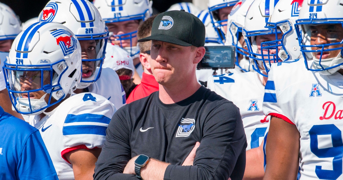 What did SMU coach Rhett Lashlee say about Penn State ahead of the CFP?