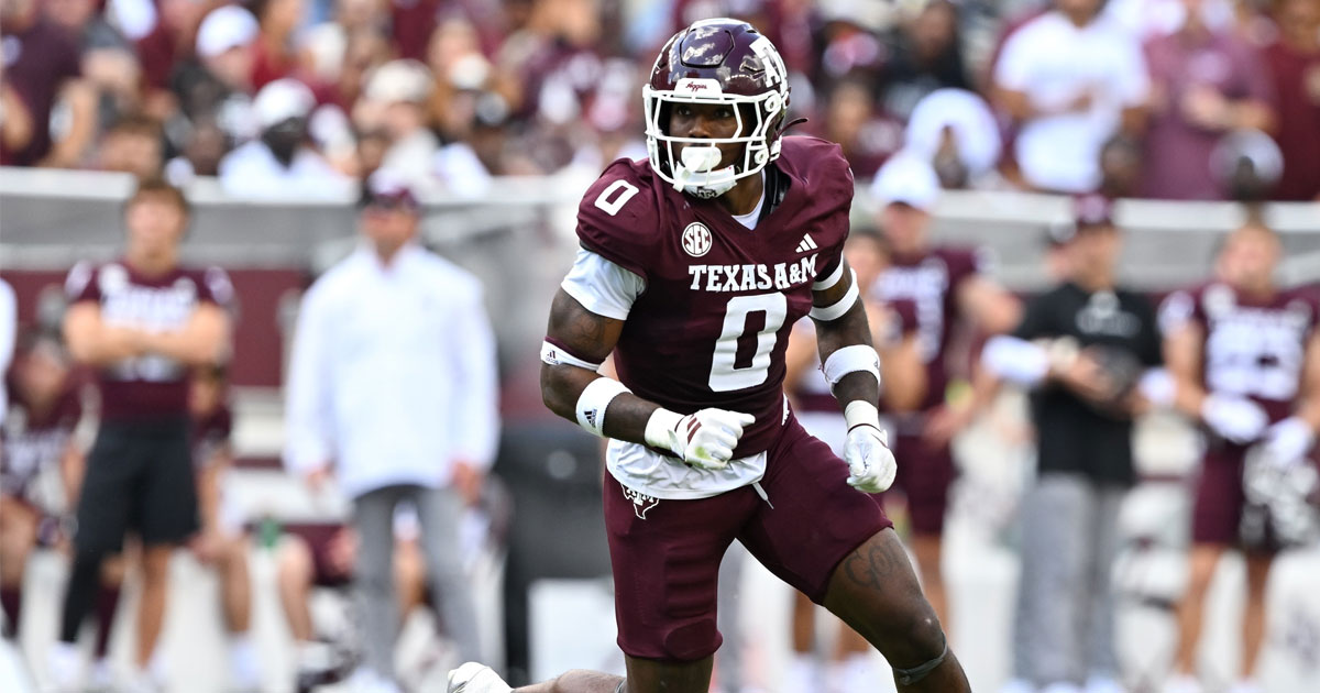 Scooby Williams injury report: Wednesday injury report reveals Texas A&M LB's status vs. Florida