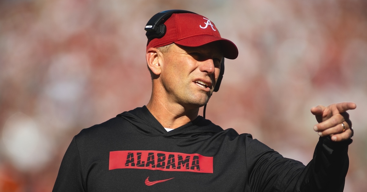 Kalen DeBoer reacts to Alabama’s spot in College Football Playoff rankings