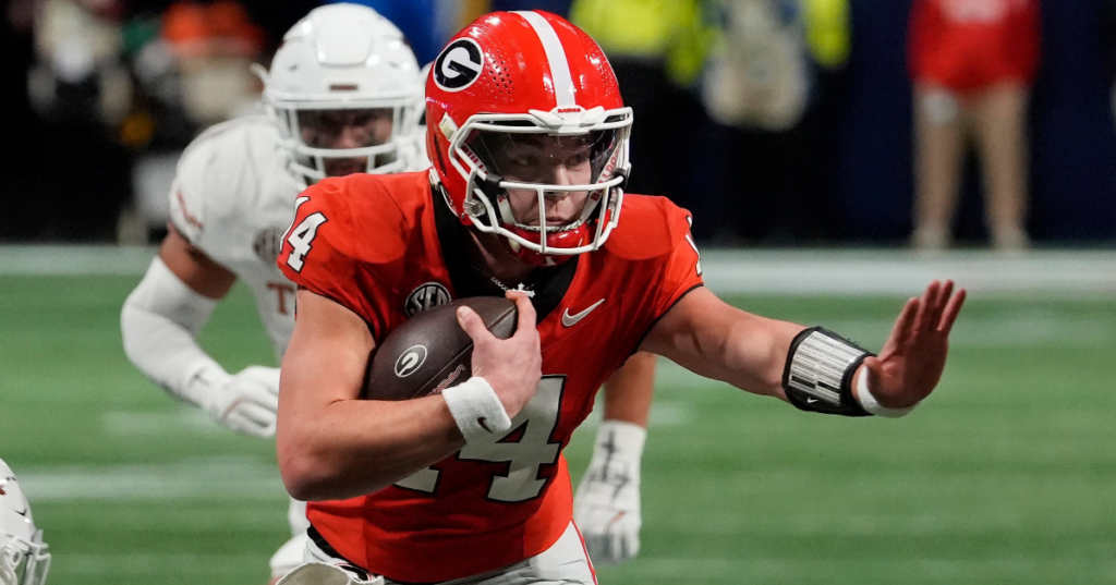 Kirby Smart had high praise for Georgia backup QB Gunner Stockton.