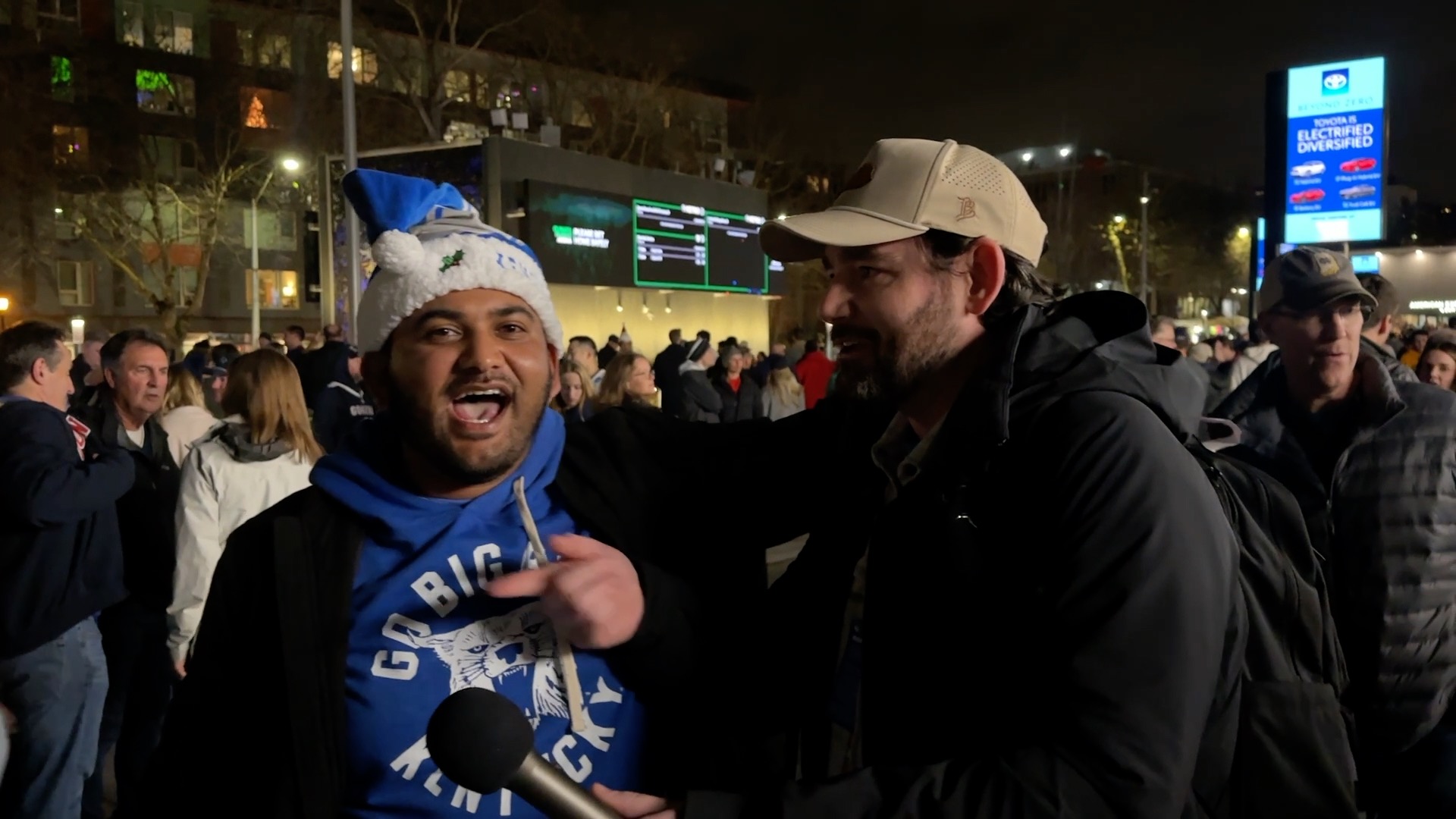 Watch KSR's Rapid Reaction with fans after Kentucky's comeback win in Seattle