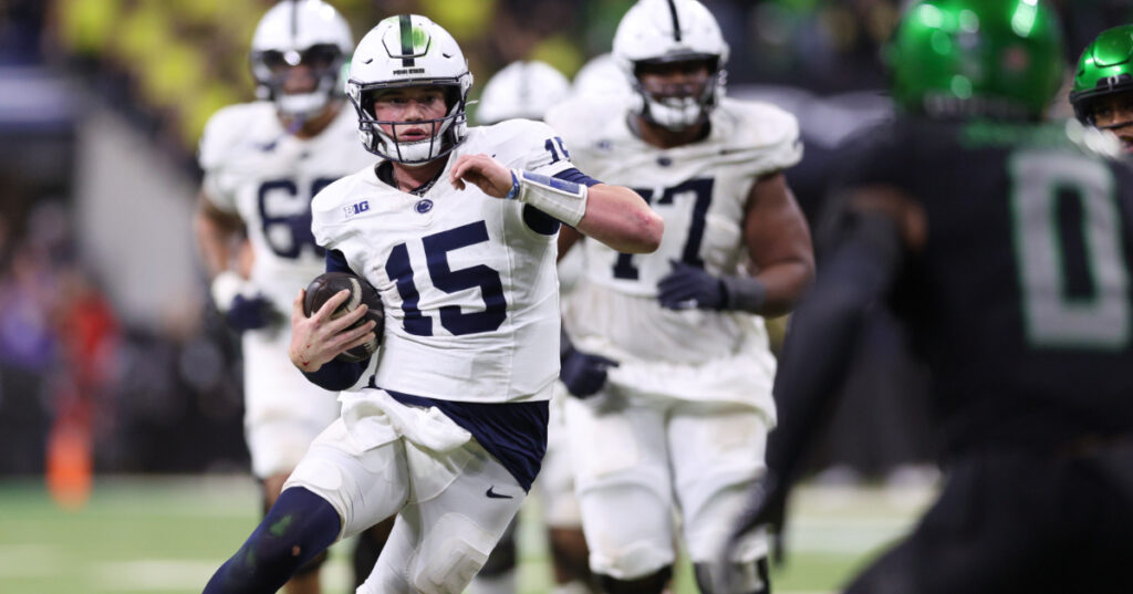 Penn State quarterback Drew Allar (Photo Credit: Jordan Prather-Imagn Images)