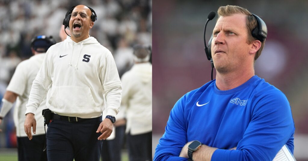 James Franklin, Penn State. Rhett Lashlee, SMU