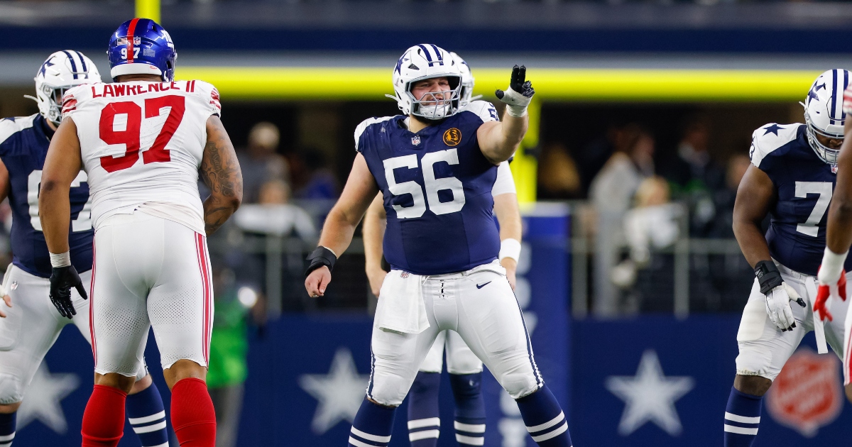 Cooper Beebe injury: Cowboys center heads to medical tent on MNF vs. Bengals