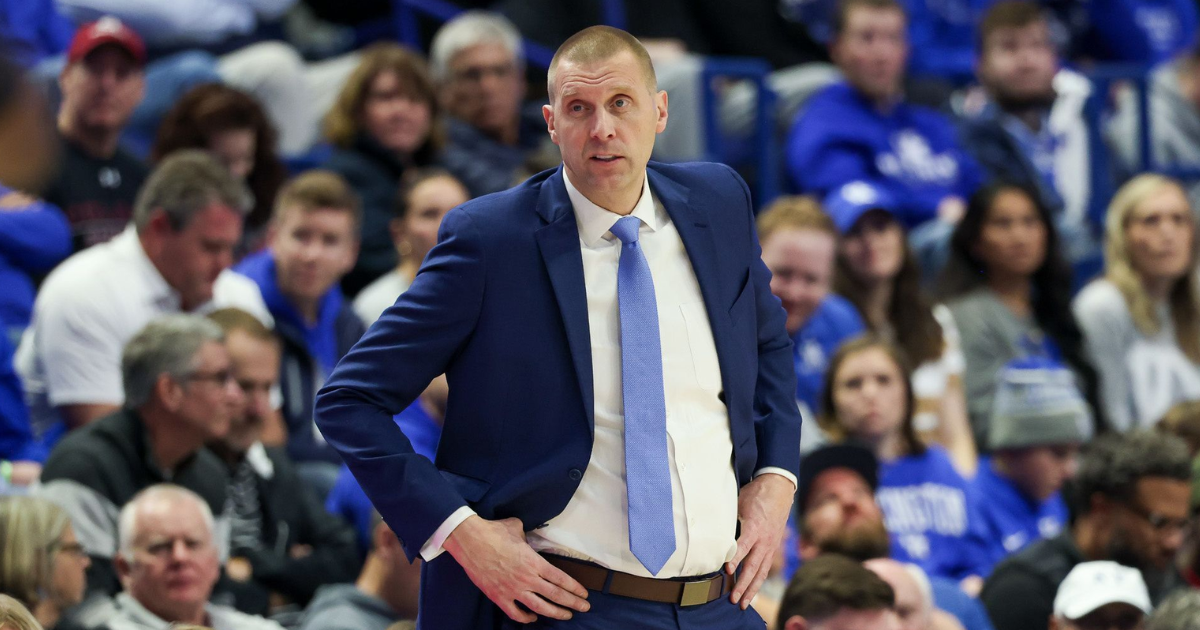 Mark Pope’s first idea to fix college basketball as Kentucky’s head coach? “Let’s get to 40 games.”