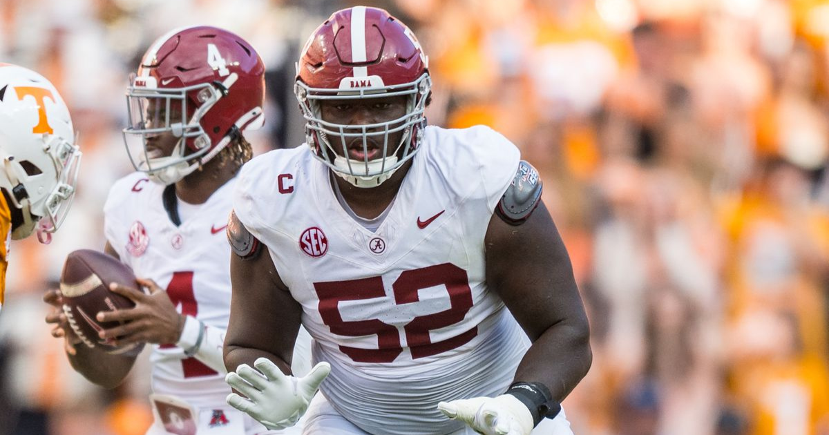 Alabama OL Tyler Booker makes decision on 2025 NFL Draft, college future