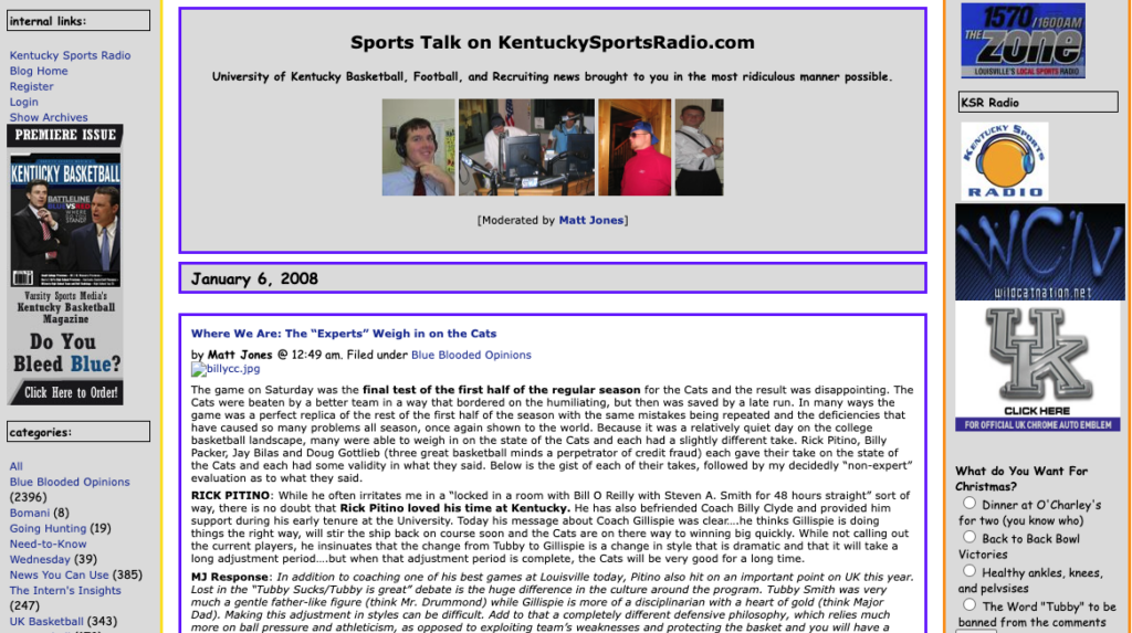 Classic KSR Website