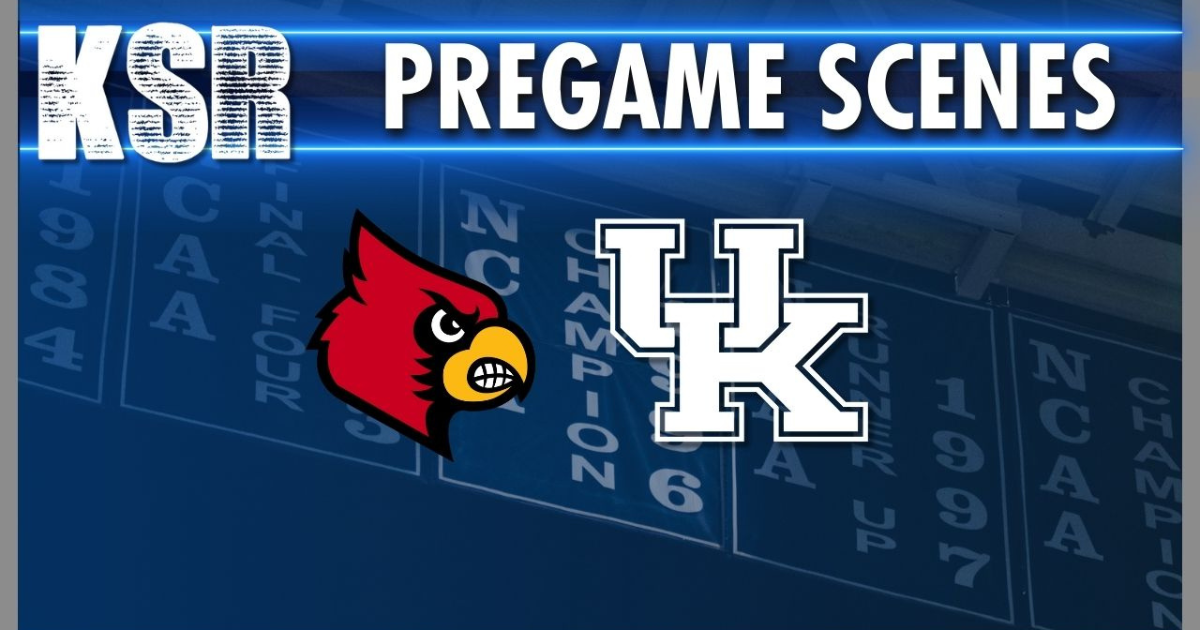 LIVE Pregame scenes ahead of Kentucky vs. Louisville