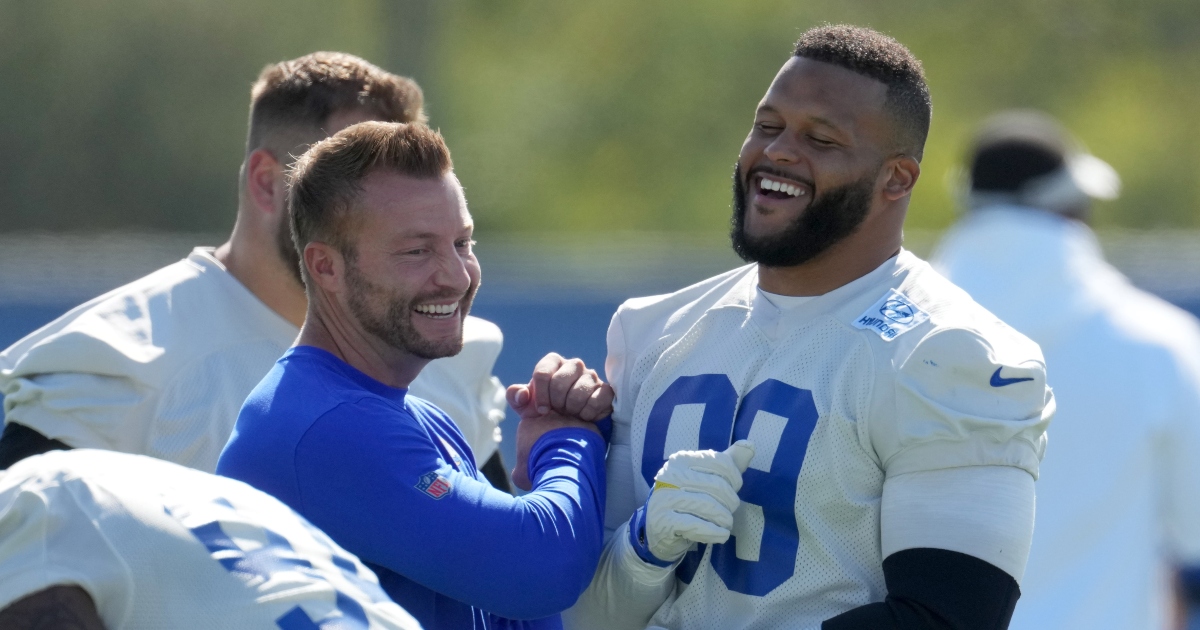 Rams Hc Sean Mcvay Addresses Potential Return Of Aaron Donald After Dl