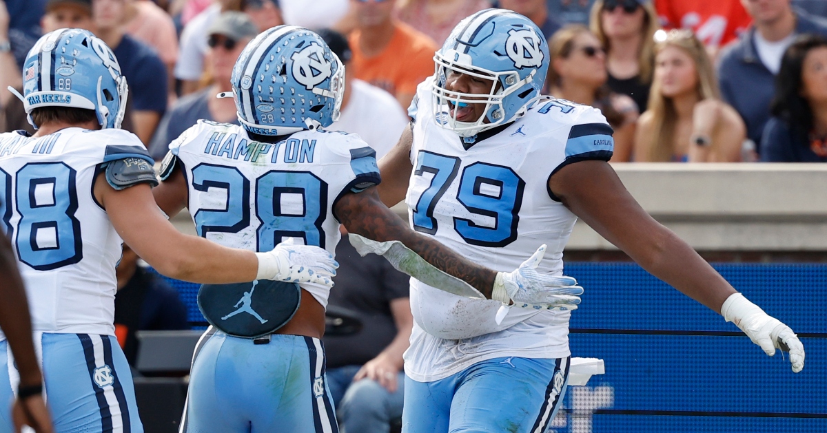 UNC transfer offensive tackle Howard Sampson commits to Texas Tech