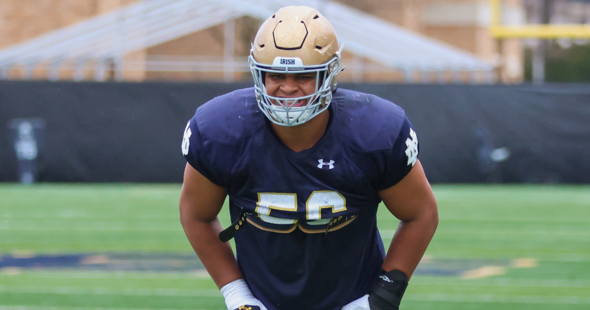 ESPN report: Charles Jagusah expected to start at left tackle for Notre Dame vs. Ohio State