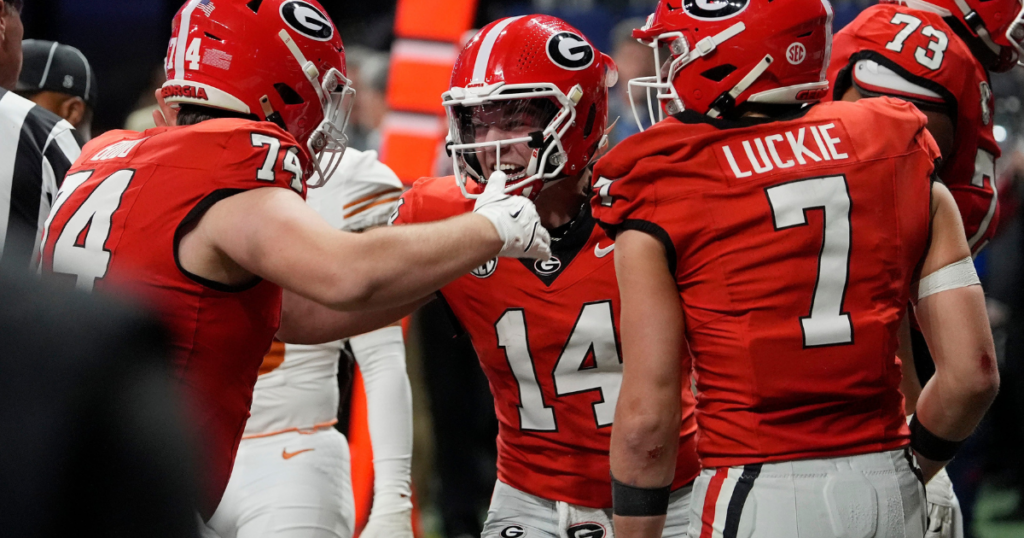 Georgia quarterback Gunner Stockton