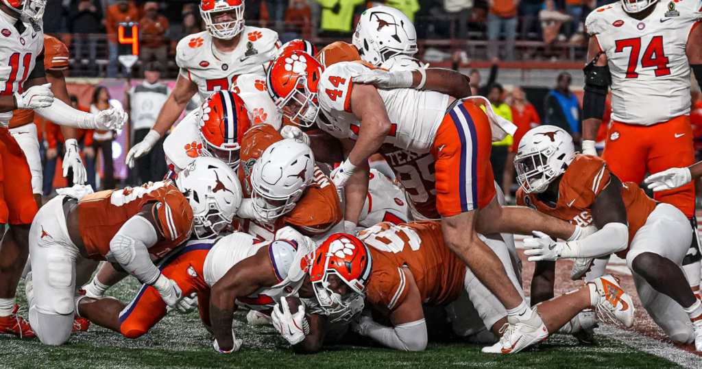 Texas goal line stand vs. Clemson