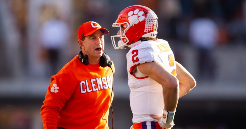 Dabo Swinney, Cade Klubnik, Clemson