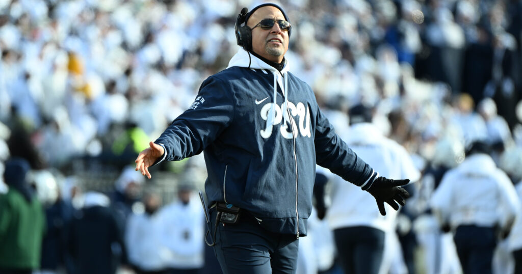 Penn State head coach James Franklin