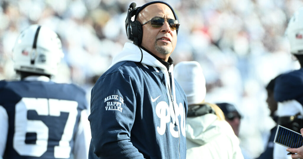 Penn State head coach James Franklin