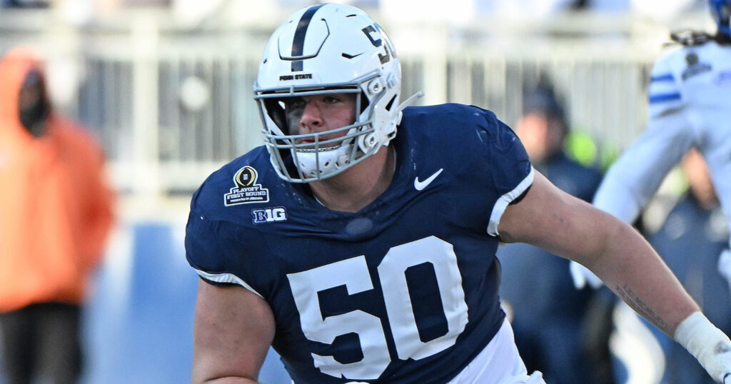 Penn State offensive lineman Cooper Cousins