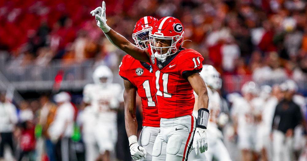 Georgia WR Arian Smith hears his name called in 2025 NFL Draft