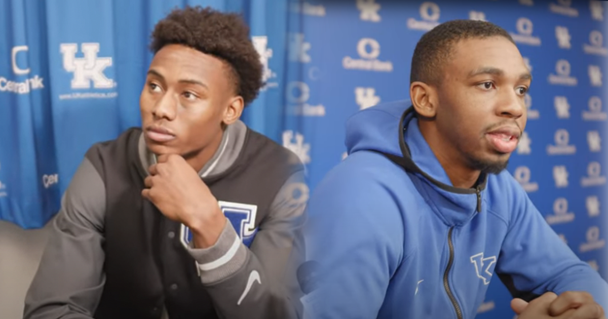 Watch Jaxson Robinson and Lamont Butler preview Kentucky’s next game