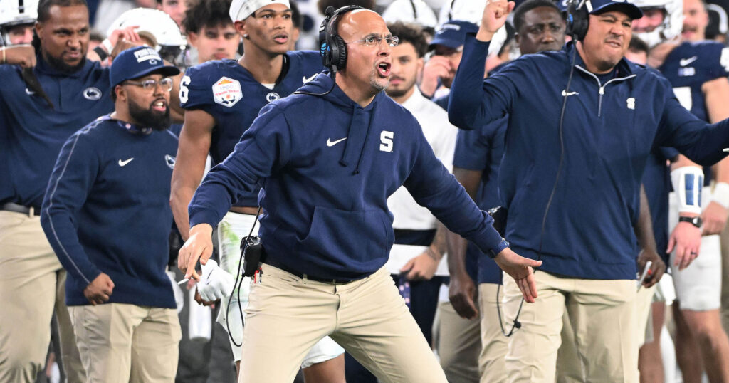 Penn State head coach James Franklin