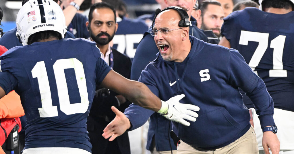 Penn State head coach James Franklin