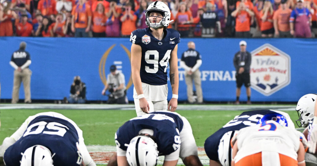 Penn State kicker Ryan Barker