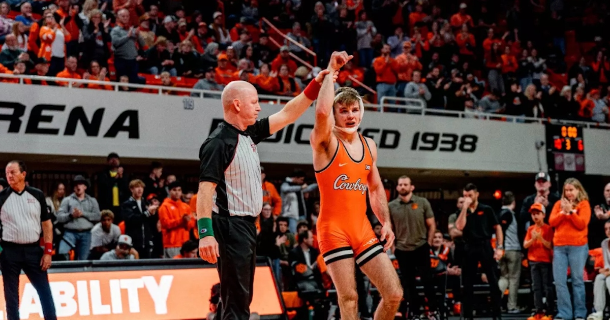 David Taylor on Oklahoma State 436 win over Air Force 'Just picking