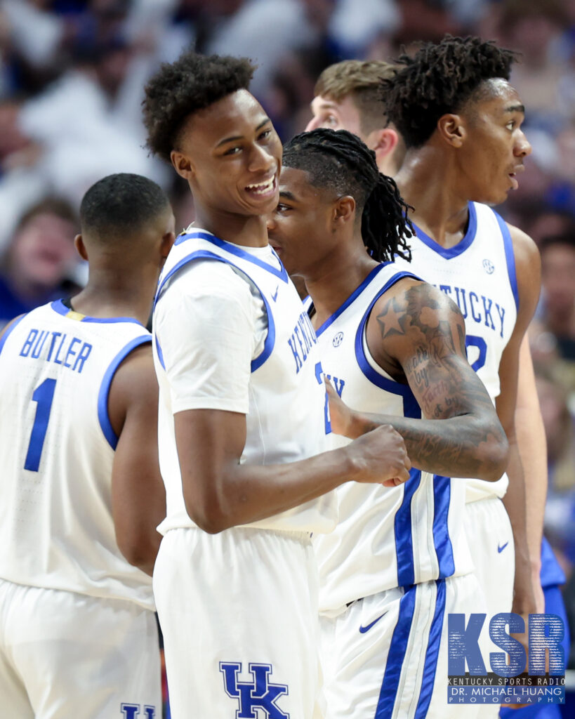 Jaxson Robinson smiles during Kentucky's win over Florida - Dr. Michael Huang, Kentucky Sports Radio