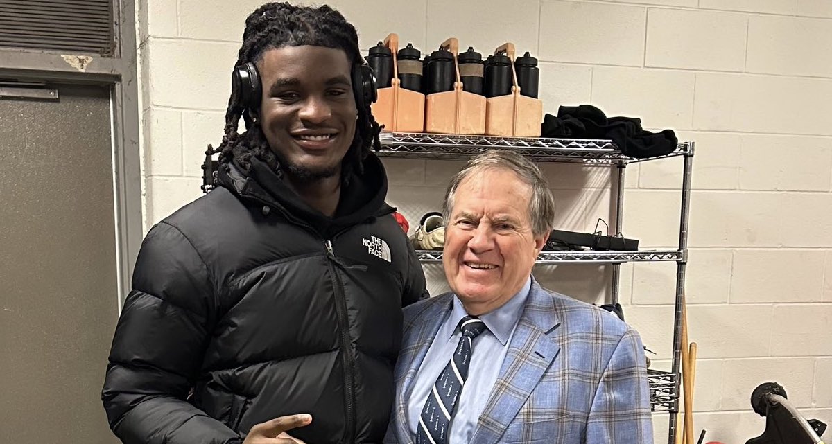 2026 four-star edge rusher Zavion Griffin-Haynes talks visit with UNC's Bill Belichick