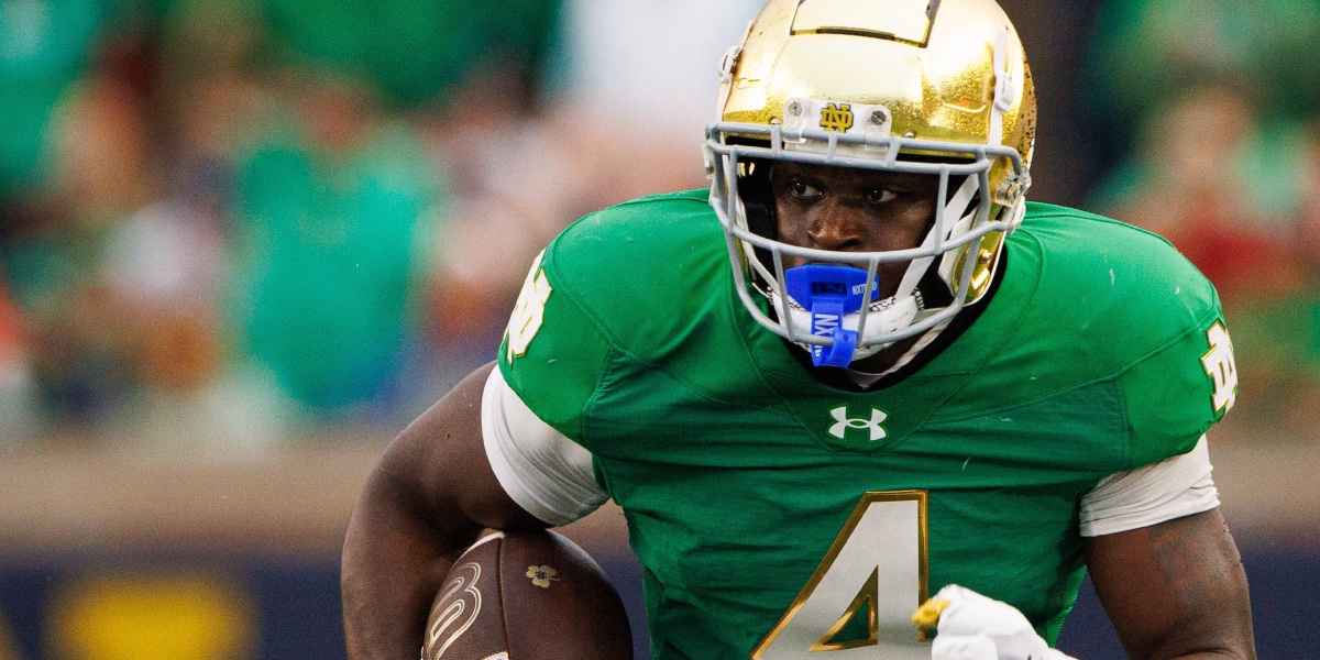 Notre Dame RB Jeremiyah Love injury update - On3