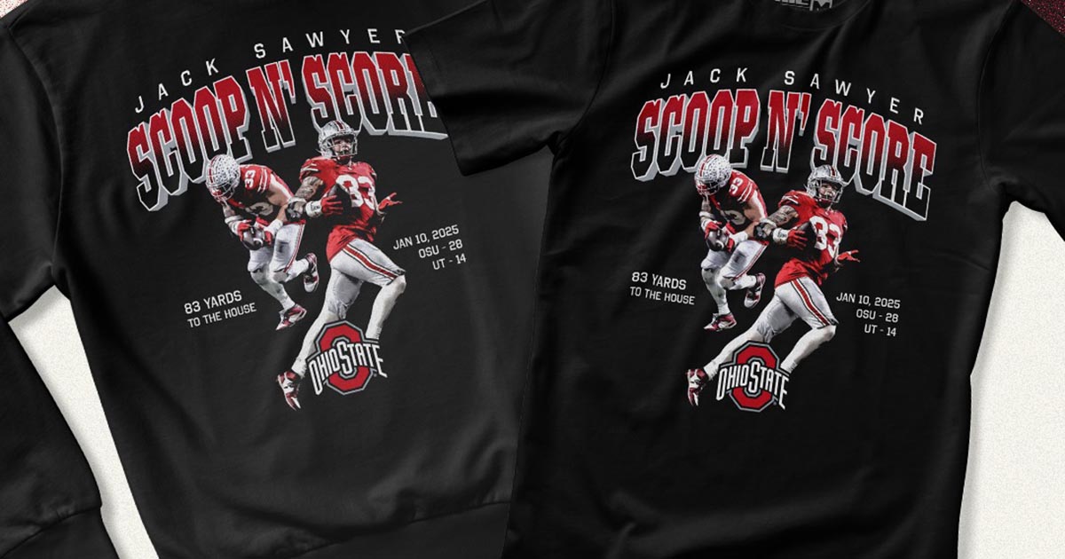 Jack Sawyer launches ‘Scoop N’ Score’ NIL apparel to celebrate Cotton Bowl-sealing play