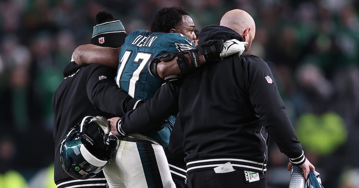 Nakobe Dean injury update: Eagles LB likely out for remainder of playoffs with ‘significant knee injury’