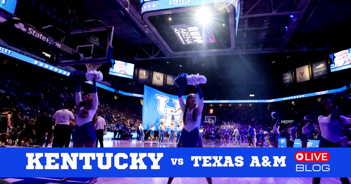 LIVE BLOG: No. 8 Kentucky vs. No. 11 Texas A&M