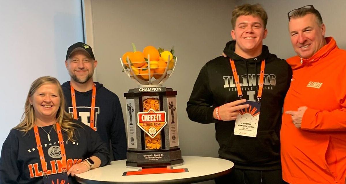 Illinois lands a commitment from one of its top OL targets in Landen Von Seggurn