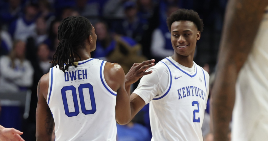 Otega Oweh (left) and Jaxson Robinson - Dr. Michael Huang, Kentucky Sports Radio