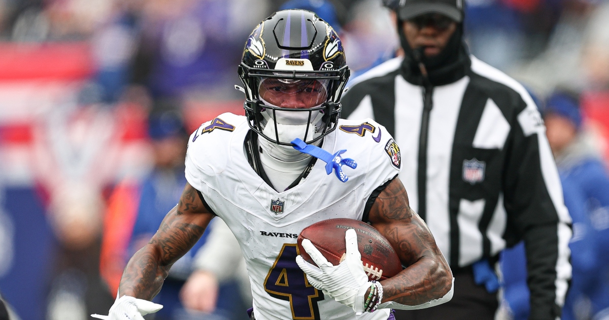 Zay Flowers injury update: Ravens WR status revealed ahead of playoff game vs. Bills