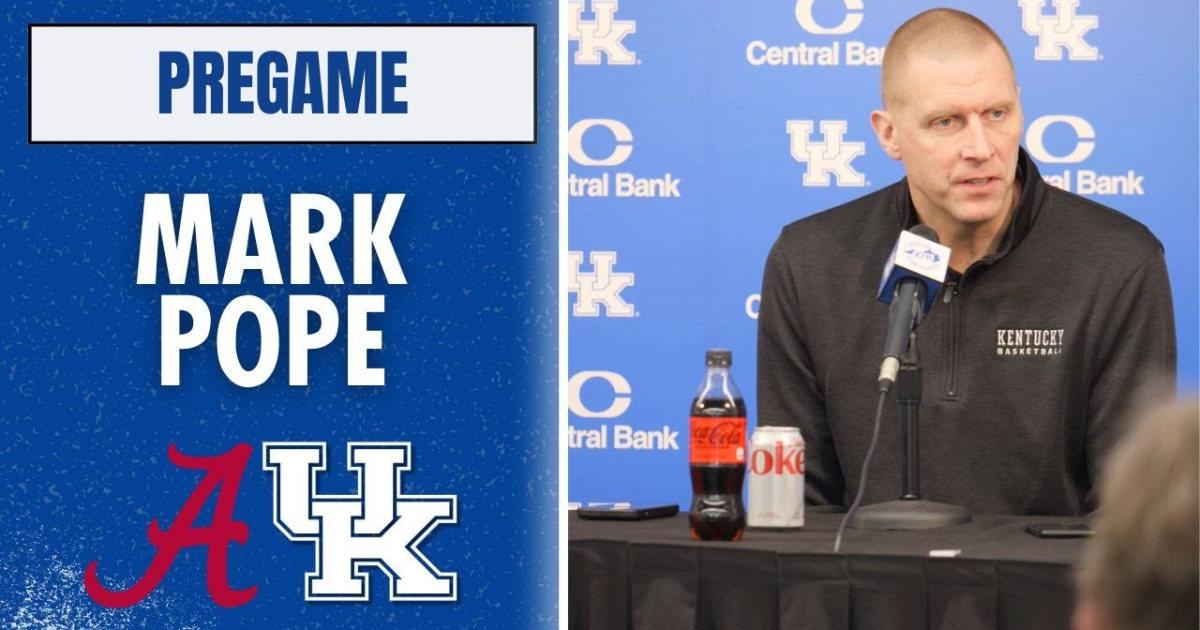 Watch Mark Pope preview Kentucky’s next game vs. Alabama