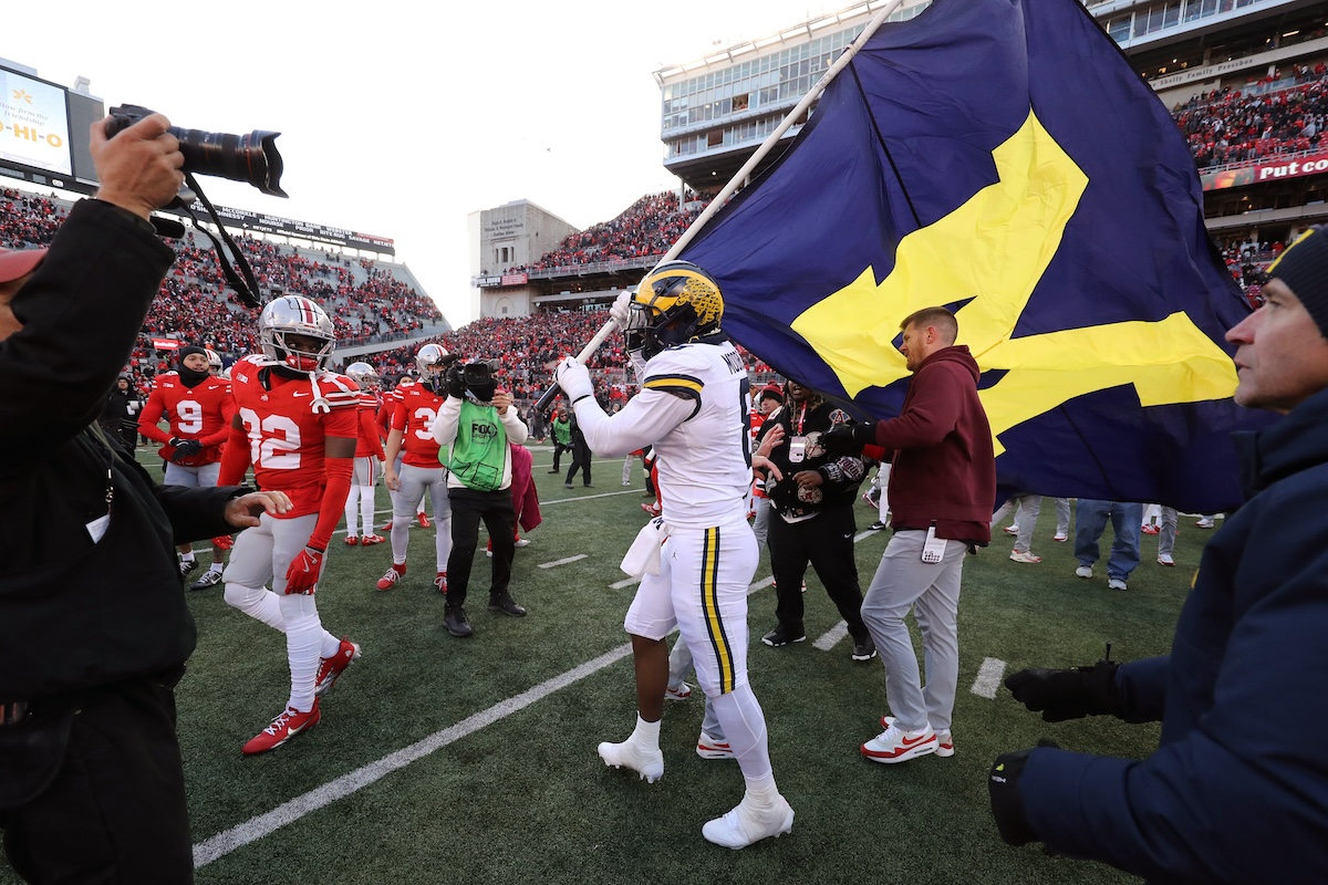 Michigan's rivalry dominance over Ohio State not 'erased' by their title, despite Sawyer comments