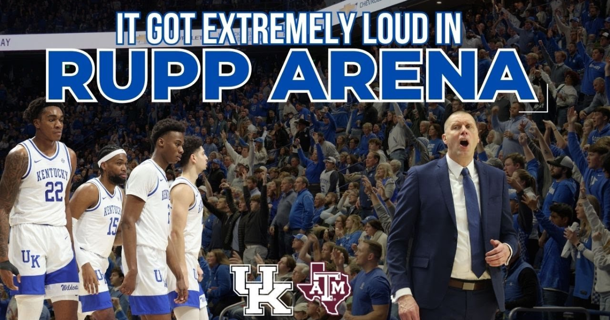 WATCH: Sights and sounds from Kentucky’s home win against No. 11 Texas A&M