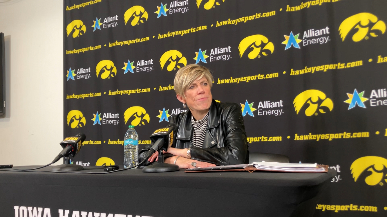 WATCH: Jan Jensen, Hawkeyes discuss the loss to Nebraska