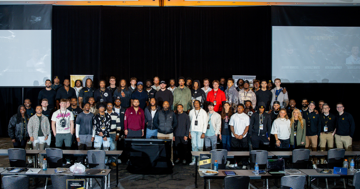 Players association hosts meeting with over 50 college football athletes