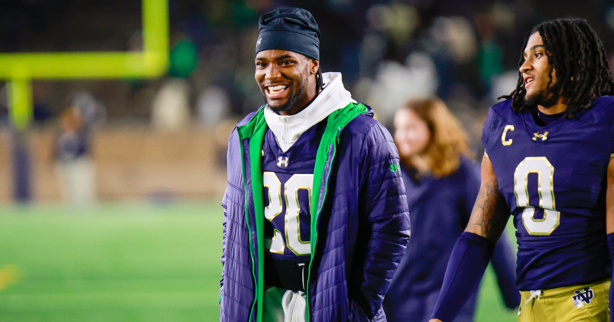 Notre Dame cornerback Benjamin Morrison declares for NFL Draft