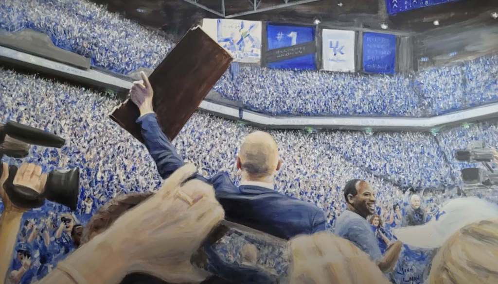 This painting of Mark Pope is the best thing you’ll see today