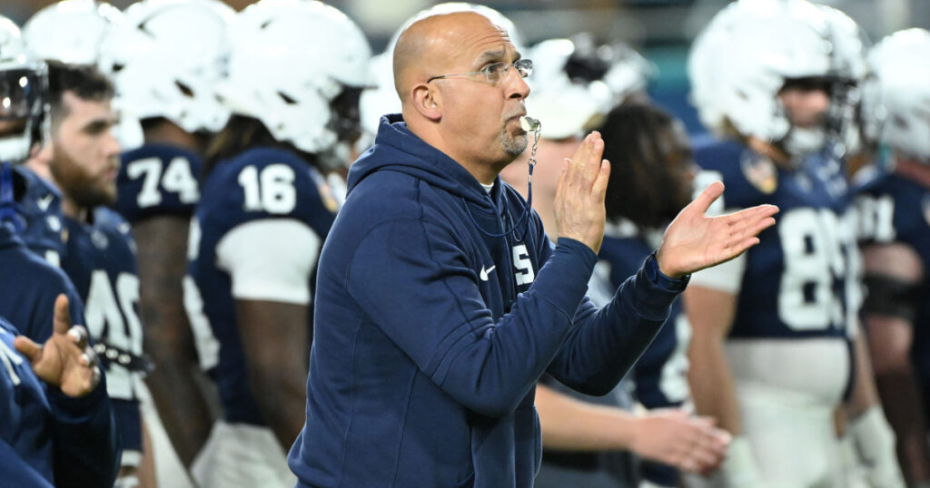 Penn State head caoch James Franklin (Photo credit: Steve Manuel/BWI)