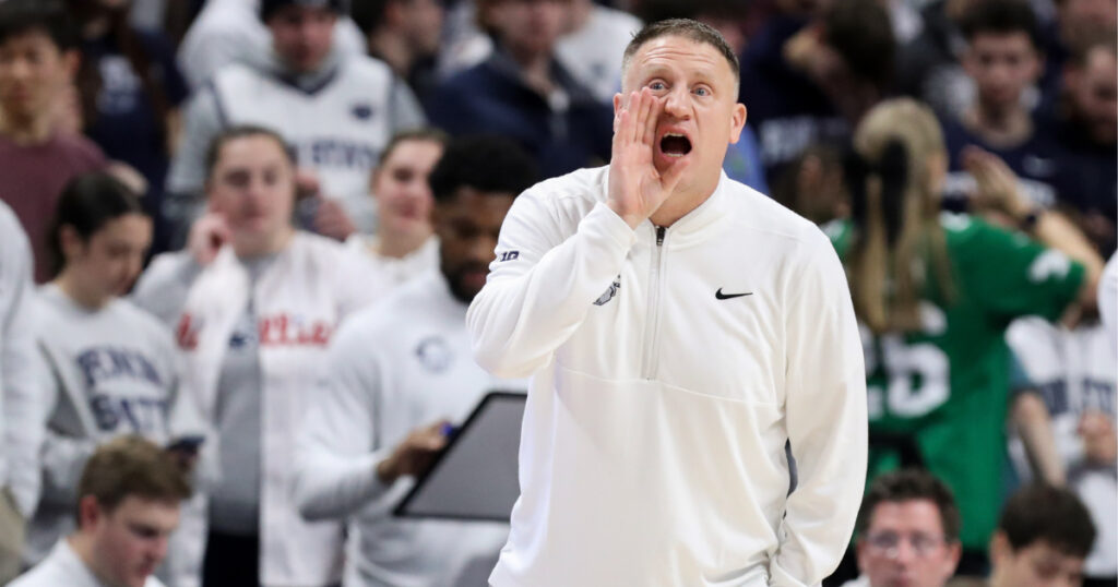 Penn State head coach Mike Rhoades (Photo Credit: Matthew O'Haren-Imagn Images)